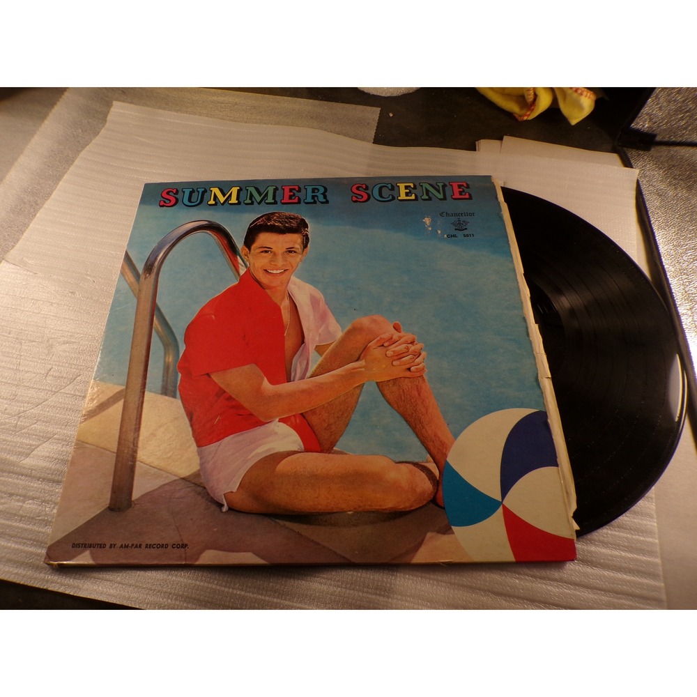 Frankie Avalon Summer Scene Vinyl LP Chancellor CHL 5011 1960 Pop Rock Record
